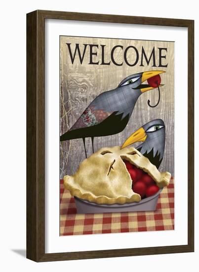 Pie with Crows-Margaret Wilson-Framed Giclee Print