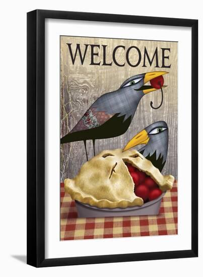 Pie with Crows-Margaret Wilson-Framed Giclee Print