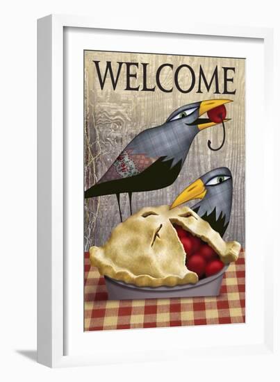 Pie with Crows-Margaret Wilson-Framed Giclee Print