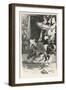 Piebald (Black and White) Circus Horse Carrying an Equestrienne-G. Smetham-jones-Framed Art Print