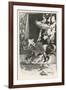 Piebald (Black and White) Circus Horse Carrying an Equestrienne-G. Smetham-jones-Framed Art Print