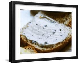 Piece of Bread with Truffles Butter, Truffiere De La Bergerie (Truffiere) Truffles Farm-Per Karlsson-Framed Photographic Print