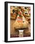 Piece of Pepperoni Pizza with Peppers and Olives on Server-null-Framed Photographic Print