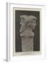 Piece of Sculpture, Probably Intended to Represent the God Janus-null-Framed Giclee Print