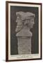 Piece of Sculpture, Probably Intended to Represent the God Janus-null-Framed Giclee Print