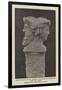 Piece of Sculpture, Probably Intended to Represent the God Janus-null-Framed Giclee Print