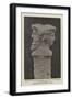 Piece of Sculpture, Probably Intended to Represent the God Janus-null-Framed Giclee Print