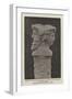 Piece of Sculpture, Probably Intended to Represent the God Janus-null-Framed Giclee Print