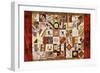 Pieced and Appliqued Contained Crazy Quilt, American, Late 19th Century-null-Framed Giclee Print