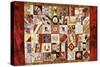 Pieced and Appliqued Contained Crazy Quilt, American, Late 19th Century-null-Stretched Canvas