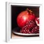 Pieces and Seeds of Ripe Pomegranate-Lisovskaya Natalia-Framed Photographic Print