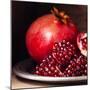 Pieces and Seeds of Ripe Pomegranate-Lisovskaya Natalia-Mounted Photographic Print