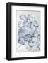 Pieces of Crushed Ice Cubes-Kröger and Gross-Framed Photographic Print