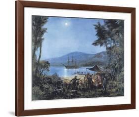 Pieces of Eight-Montague Dawson-Framed Premium Giclee Print