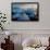 Pieces of glacial ice over black sand being washed by waves, Iceland-Raul Touzon-Framed Photographic Print displayed on a wall