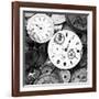 Pieces of Old Watch BW-Tom Quartermaine-Framed Giclee Print