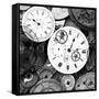 Pieces of Old Watch BW-Tom Quartermaine-Framed Stretched Canvas