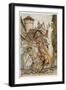 Pied Piper, Rats-Arthur Rackham-Framed Art Print