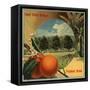 Piedmont Brand - California - Citrus Crate Label-Lantern Press-Framed Stretched Canvas