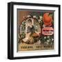 Piedmont Brand - Pomona, California - Citrus Crate Label-Lantern Press-Framed Art Print