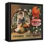 Piedmont Brand - Pomona, California - Citrus Crate Label-Lantern Press-Framed Stretched Canvas