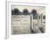 Piedmont, Lake Maggiore, Cannobio, Lake Ferry Timetable, Italy-Walter Bibikow-Framed Photographic Print