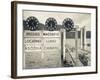 Piedmont, Lake Maggiore, Cannobio, Lake Ferry Timetable, Italy-Walter Bibikow-Framed Photographic Print