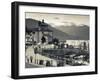 Piedmont, Lake Maggiore, Cannobio, Piazza Vittorio Emanuele Iii, Italy-Walter Bibikow-Framed Photographic Print