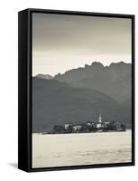 Piedmont, Lake Maggiore, Stresa, Borromean Islands, Isola Superiore O Dei Pescatori, Italy-Walter Bibikow-Framed Stretched Canvas