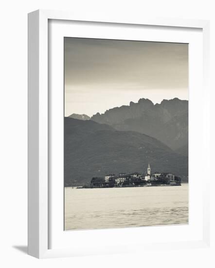 Piedmont, Lake Maggiore, Stresa, Borromean Islands, Isola Superiore O Dei Pescatori, Italy-Walter Bibikow-Framed Photographic Print