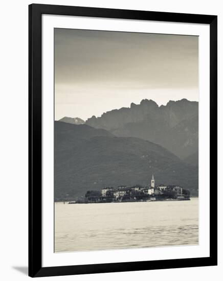 Piedmont, Lake Maggiore, Stresa, Borromean Islands, Isola Superiore O Dei Pescatori, Italy-Walter Bibikow-Framed Photographic Print