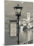 Piedmont, Lake Orta, Orta San Giulio, Isola San Giulio Island, Lake Taxi Sign, Italy-Walter Bibikow-Mounted Photographic Print