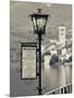 Piedmont, Lake Orta, Orta San Giulio, Isola San Giulio Island, Lake Taxi Sign, Italy-Walter Bibikow-Mounted Photographic Print