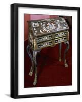 Piedmont Writing Desk Inlaid with Ivory-null-Framed Giclee Print