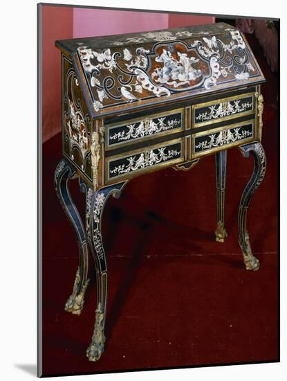 Piedmont Writing Desk Inlaid with Ivory-null-Mounted Giclee Print