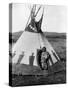 Piegan Girl, 1910-Edward S. Curtis-Stretched Canvas