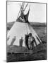 Piegan Girl, 1910-Edward S. Curtis-Mounted Giclee Print