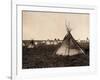 Piegan Indian Tipis, c. 1900-Science Source-Framed Giclee Print