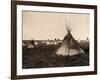 Piegan Indian Tipis, c. 1900-Science Source-Framed Giclee Print