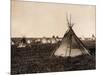 Piegan Indian Tipis, c. 1900-Science Source-Mounted Giclee Print