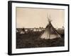 Piegan Indian Tipis, c. 1900-Science Source-Framed Giclee Print