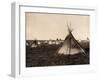 Piegan Indian Tipis, c. 1900-Science Source-Framed Giclee Print
