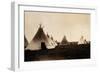 Piegan Indian Tipis, Medicine Tipi, c. 1900-Science Source-Framed Giclee Print