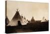 Piegan Indian Tipis, Medicine Tipi, c. 1900-Science Source-Stretched Canvas