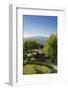 Pienza, the Garden of Hotel Il Chiostro and Monte Amiata in the Background-Guido Cozzi-Framed Photographic Print