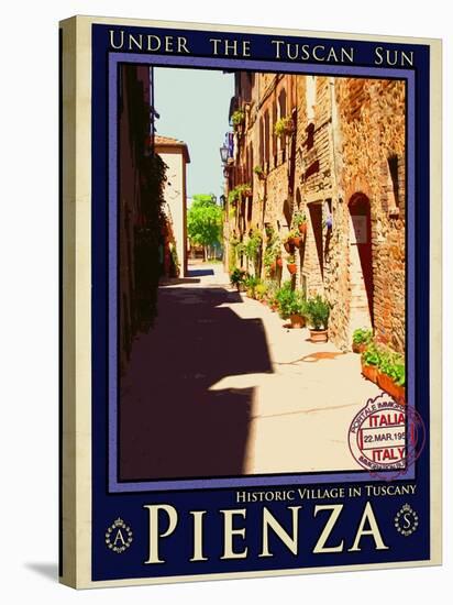 Pienza Tuscany 4-Anna Siena-Stretched Canvas