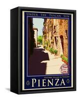 Pienza Tuscany 4-Anna Siena-Framed Stretched Canvas