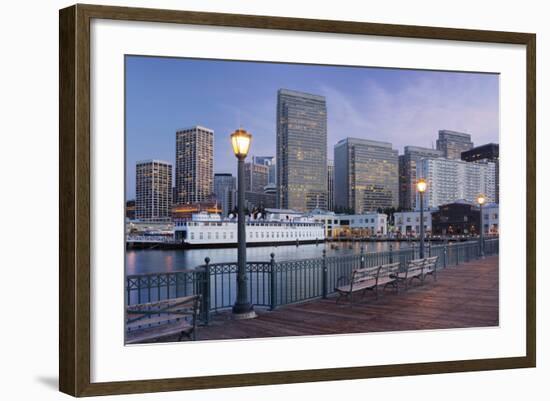 Pier 7, Financial District, San Francisco, California, Usa-Rainer Mirau-Framed Photographic Print