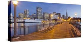 Pier 7, Transamerica Pyramid, Financial District, San Francisco, California, Usa-Rainer Mirau-Stretched Canvas