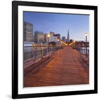 Pier 7, Transamerica Pyramid, Financial District, San Francisco, California, Usa-Rainer Mirau-Framed Photographic Print